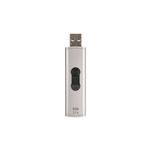 Transcend Transcend TS2TET320A ESD320A externe SSD, 2 TB, USB 10 Gbit / s, Typ-A, 1050 950 MB S, Silber