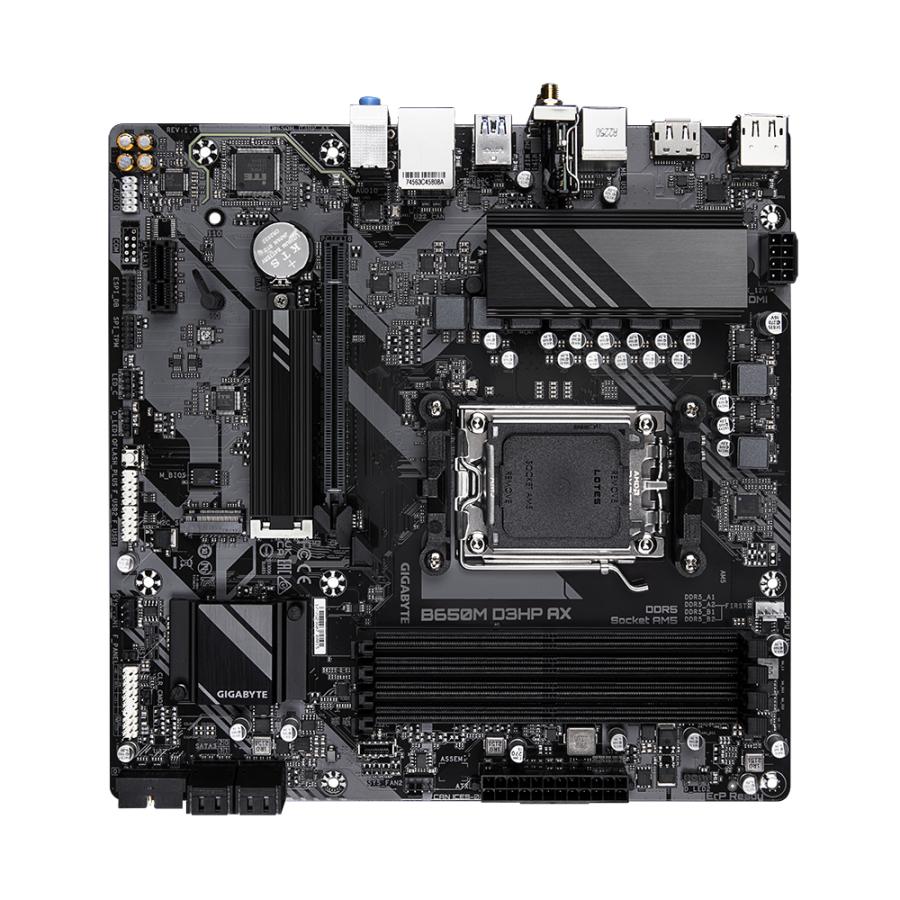 Gigabyte B650m D3HP AX B650M D3HP AX, AMD AM5, B650, DDR5, USB 3,2 Gen 1, 2,5 Gbe, Wi-Fi 6 ..