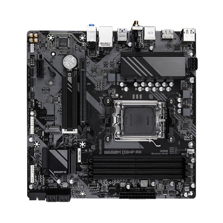 Gigabyte B650m D3HP AX B650M D3HP AX, AMD AM5, B650, DDR5, USB 3,2 Gen 1, 2,5 Gbe, Wi-Fi 6 ..