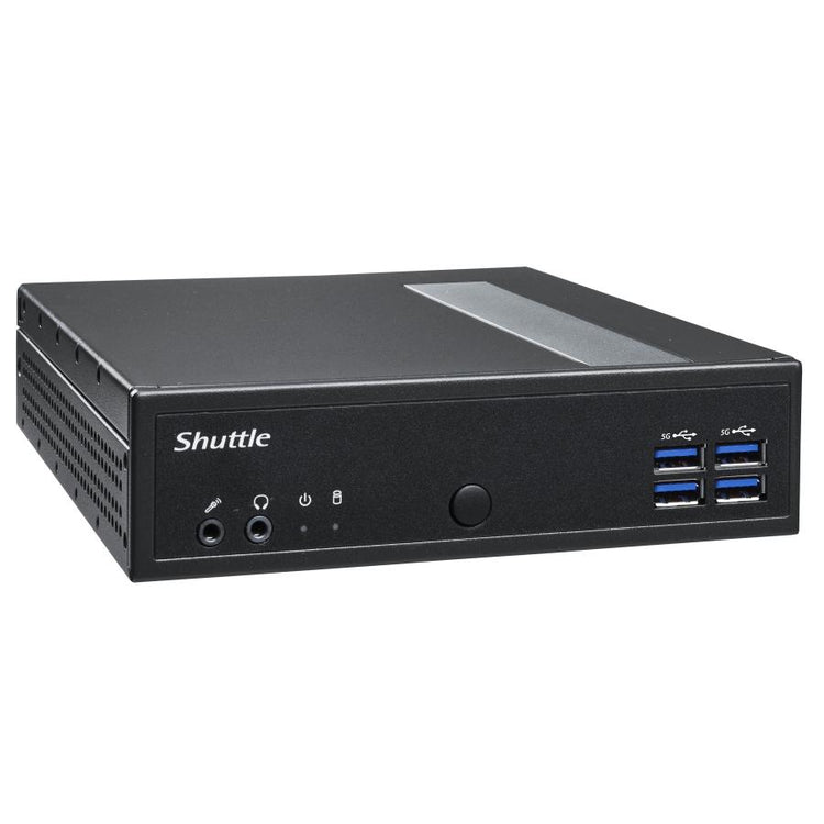 Shuttle Shuttle DL30N Slim Barebone PC, 1,35L, IINTEL N100 Lüfter, DDR5, 2x 2,5 GBE, HDMI 2,0B, 65W, 24 7