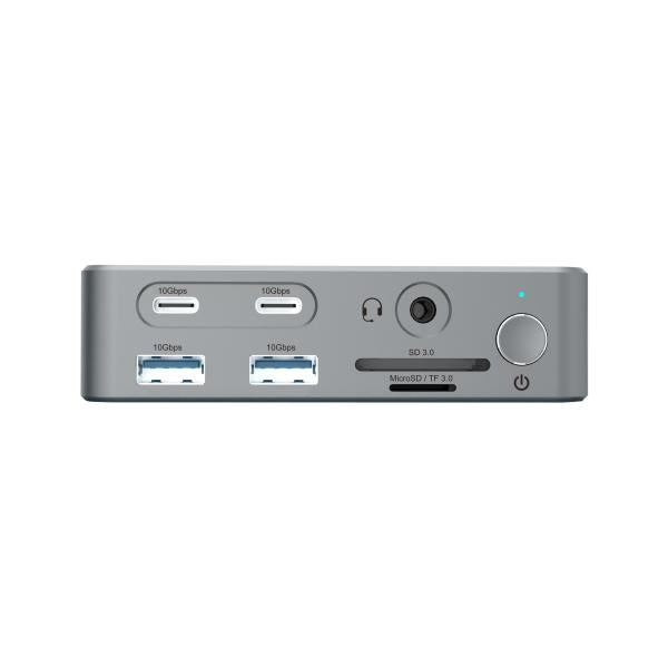 Conceptronic Concepttronic Donn25G 15-in-1 DisplayLink USB 3.2 Gen 2 Docking Station, Typ-C 10 Gbit / s, USB-A x2