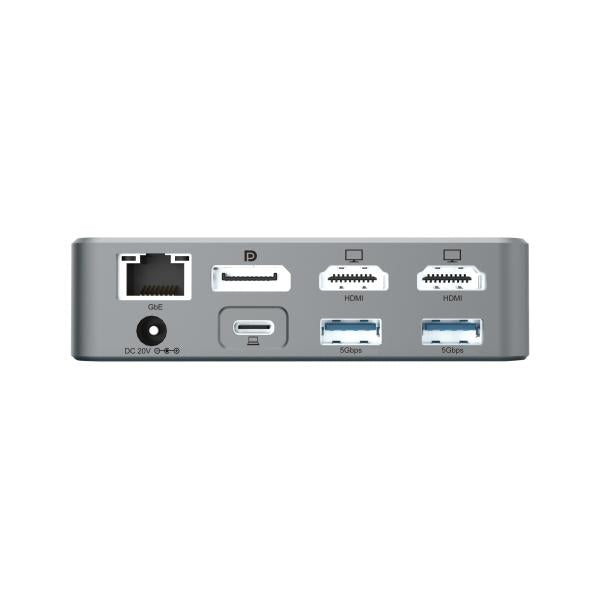 Conceptronic Concepttronic Donn25G 15-in-1 DisplayLink USB 3.2 Gen 2 Docking Station, Typ-C 10 Gbit / s, USB-A x2