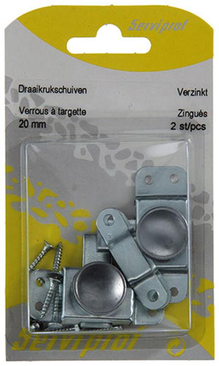 Mack 1014105 - 2 Kurbelgriffe verzinkt a 20 - b 13 mm | 5 Stück