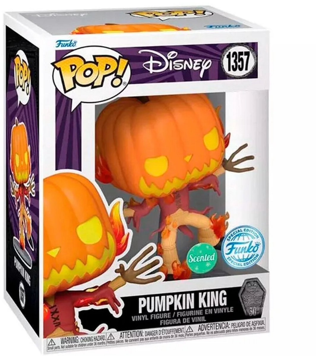 Funko-Pop! Disney – Kürbiskönig Nr. 1357, exklusiv duftend