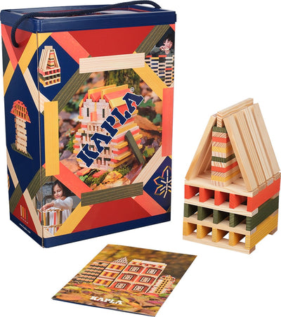 Kapla - Fass - Konstruktionsspielzeug - Herbstbox - 200 Bretter