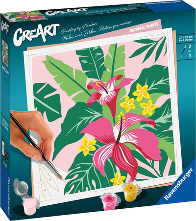 Ravensburger Kreart Gemälde auf nummerieren tropische Pflanzen