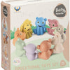 Lobbes Badetiere Familie Pastell, 9-tlg.