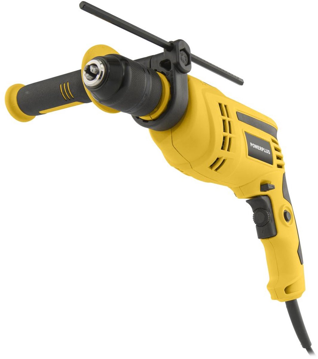 Powerplus Schlagbohrmaschine powx0281 – 1050W Bohrmaschine mit 48000 min.