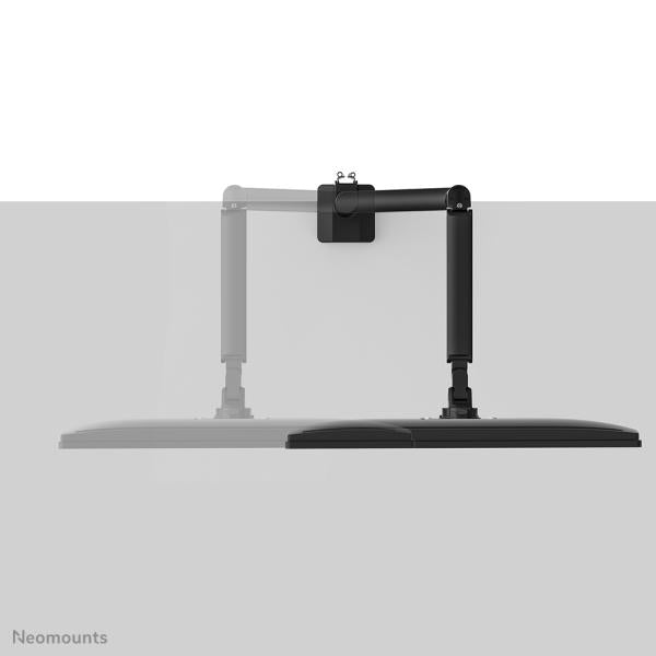 Neomounts Neomounts Schreibtischmonitor Arm, Klemme Grommet, 9 kg, 43,2 cm (17) 88,9 cm (35) 100 x 100 mm, schwarz
