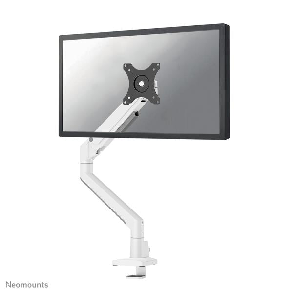 Neomounts Neomounts Schreibtischmonitor Arm, Klemme Grommet, 9 kg, 43,2 cm (17) 88,9 cm (35) 100 x 100 mm, weiß
