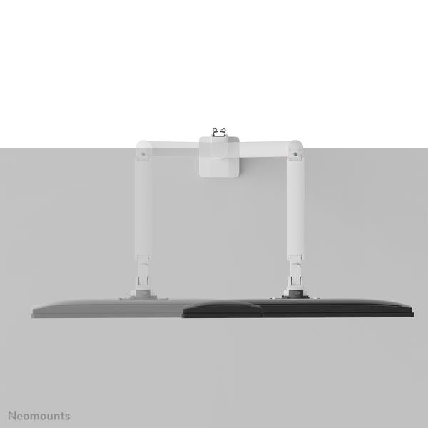 Neomounts Neomounts Schreibtischmonitor Arm, Klemme Grommet, 9 kg, 43,2 cm (17) 88,9 cm (35) 100 x 100 mm, weiß