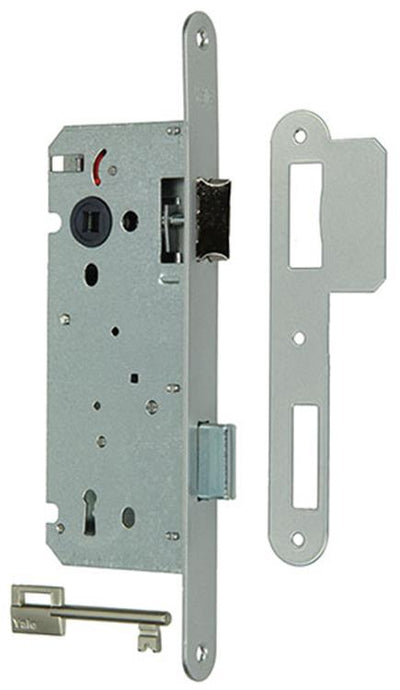Yale 1014136 – 1 Doppel-Einsteckschloss umkehrbar. lr a1353 50mm | 2 Stk
