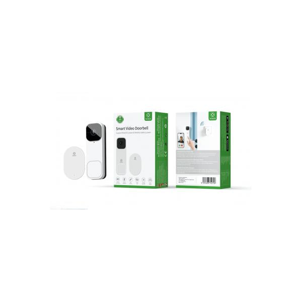 WOX WOX R4331 VIDEO TORBELL INNEN, FHD, 3MP, 1 2,8 CMOS, IP65, Wi-Fi 802.11 B G, Weiß
