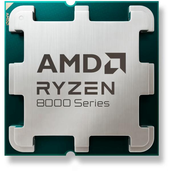 AMD 100-000001590 Ryzen 7 8700F Tablett, AM5, 8-Core HT, 4,10 GHz, 16 MB L3