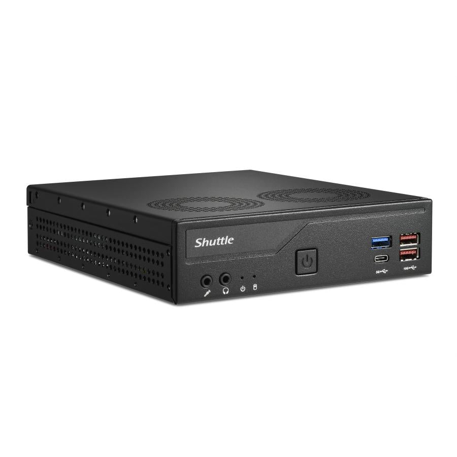 Shuttle Shuttle DH770 Mini PC Barebone, 1,35L, LGA 1700, Intel H770, DDR5-SDRAM, 2x 2,5 g LAN, 2x M.2, 24 7