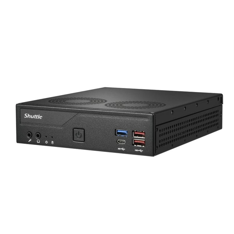 Shuttle Shuttle DH770 Mini PC Barebone, 1,35L, LGA 1700, Intel H770, DDR5-SDRAM, 2x 2,5 g LAN, 2x M.2, 24 7