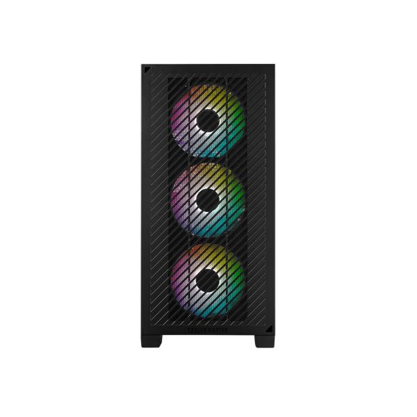 Cooler Master E301-KGNN-S00 Elite 301 Black Argb, ATX, Fenster, USB 3.2 Gen 1 Typ-C, 3x 120 mm Argb