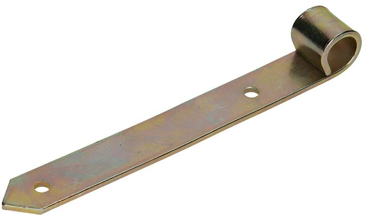 1013230 – Einzellukenscharnier, gelb plattiert, 20 cm Durchmesser, 18 mm | 6 Stück