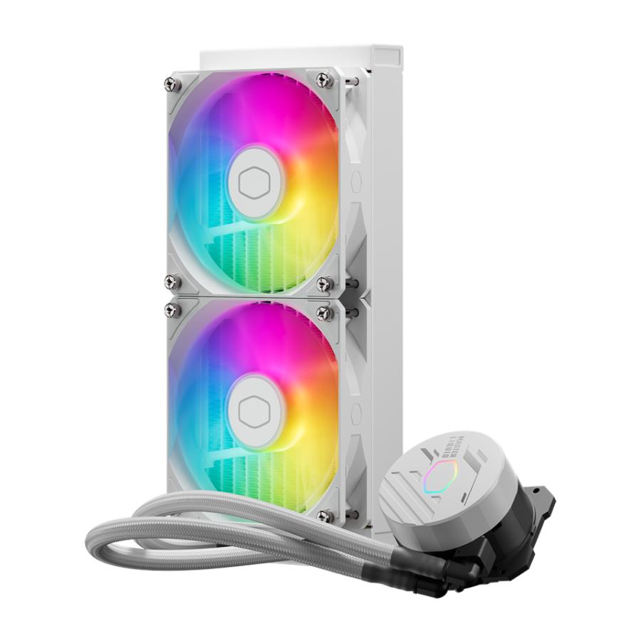 Cooler Master MLW-D24M-A18PA-RW Masterliquid 240 Core II Argb White, 2x 120 mm Argb, 4-pin PWM