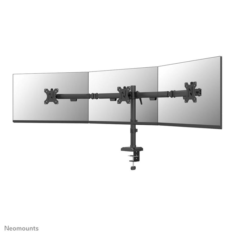 Neomounts Neomounts DS60-600BL3 DESK-Monitor-Arms, Klemme Grommet, 10 27, 100 x 100 mm, Höhe einstellen, schwarz