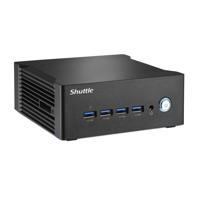 Shuttle NA10H7 Nano PC NA10H7, AMD Ryzen ™ 7-8845HS APU, Radon780m, 2xHDMI, 2xUSB-C 4,0 (DP) 2x2.