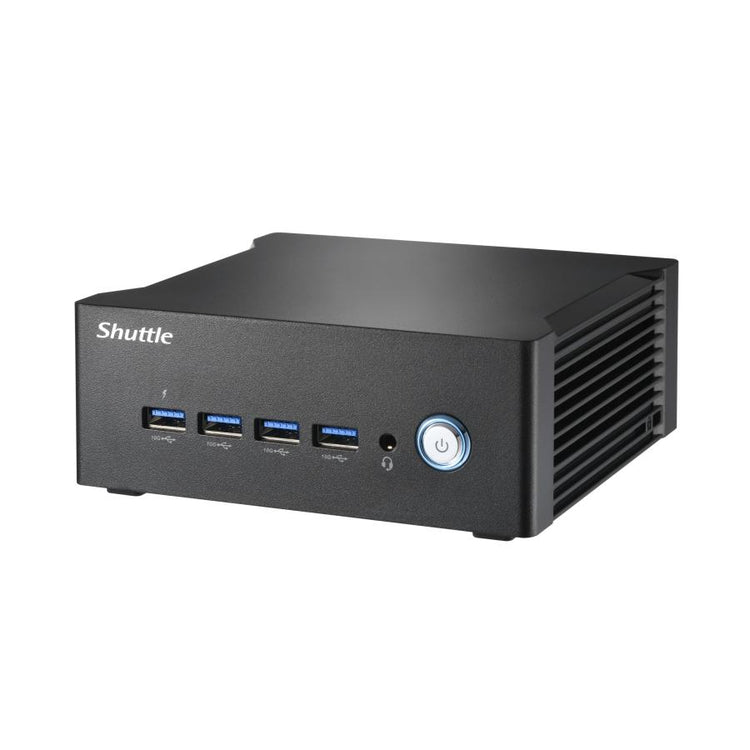 Shuttle NA10H7 Nano PC NA10H7, AMD Ryzen ™ 7-8845HS APU, Radon780m, 2xHDMI, 2xUSB-C 4,0 (DP) 2x2.
