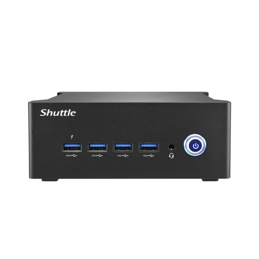 Shuttle NA10H7 Nano PC NA10H7, AMD Ryzen ™ 7-8845HS APU, Radon780m, 2xHDMI, 2xUSB-C 4,0 (DP) 2x2.