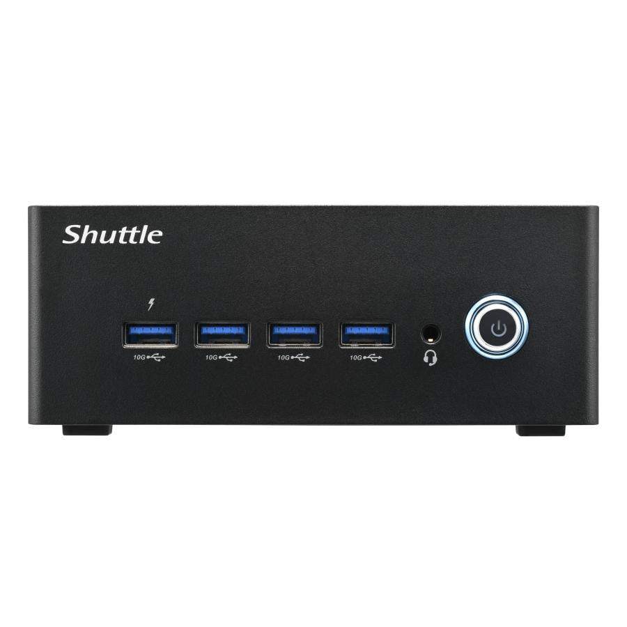 Shuttle NA10H7 Nano PC NA10H7, AMD Ryzen ™ 7-8845HS APU, Radon780m, 2xHDMI, 2xUSB-C 4,0 (DP) 2x2.