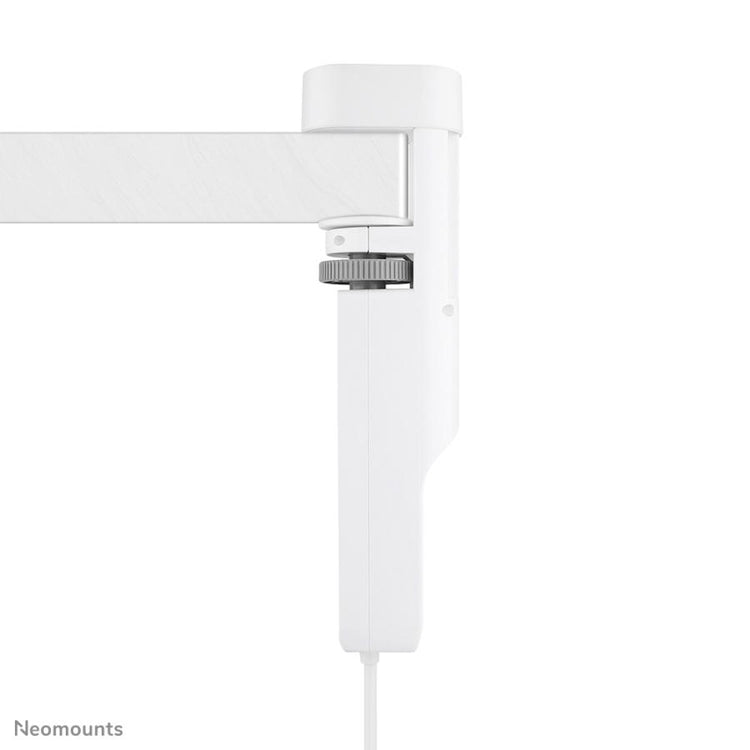 Neomounts DS22-840WH6 DESK-Suchdichse mit Klemme, 1,4 m, Innen-, Typ F, Kunststoff, Weiß, Stromversorgung