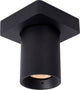 Lucide Nigel – Deckenstrahler (Deckenleuchte) – LED dimmbar bis warm – GU10 – 1 x 5 W 2200 K 3000 K – Schwarz