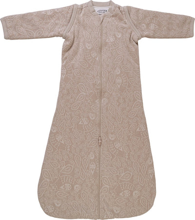 Lodger Hopper – Babyschlafsack mit abzippbaren Ärmeln – Beige – 98 cm – 2,4 Tog – Autositz – Baby-Winterschlafsack