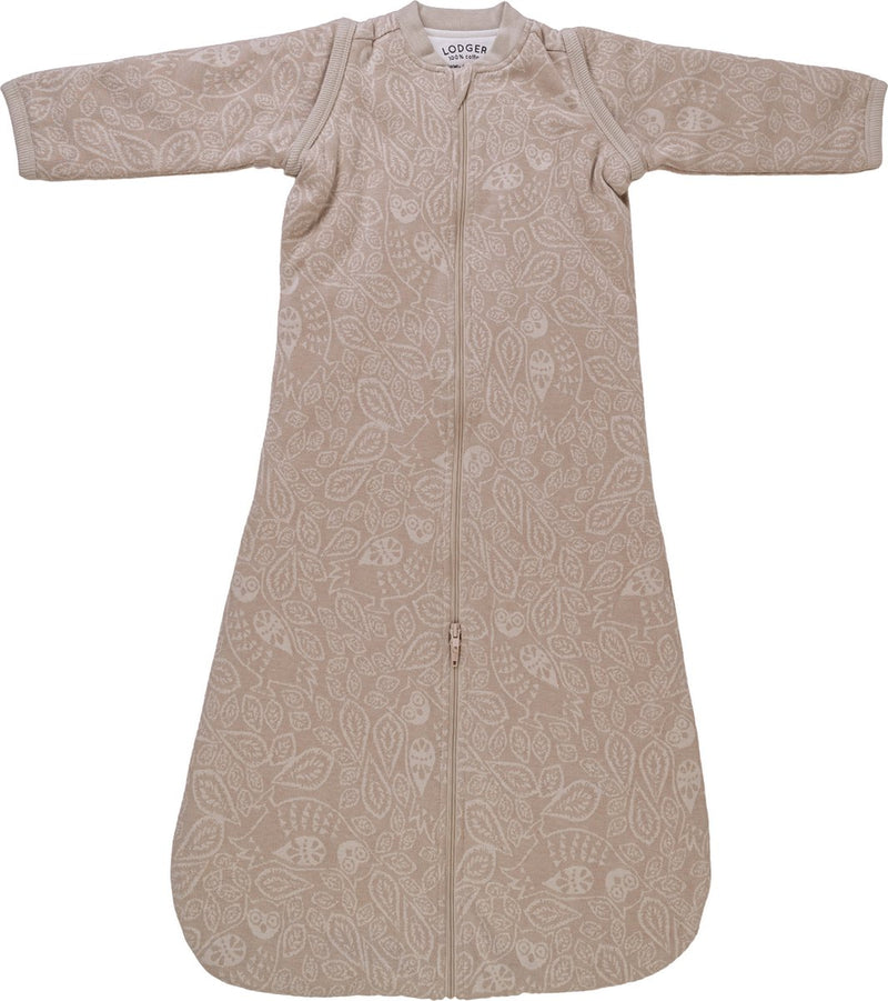 Lodger Hopper – Babyschlafsack mit abzippbaren Ärmeln – Beige – 98 cm – 2,4 Tog – Autositz – Baby-Winterschlafsack