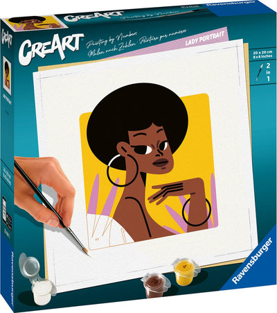 Ravensburger Kreart Painting nach Nummer - weibliches Porträt