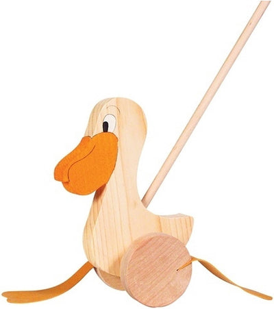 Goki Holzschubfigur Pelikaan