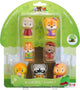 Klorofil Spielset die Familie – Spielfiguren Set aus 7 verschiedenen Puppen – Familienpuppen – Kinderspielzeug – ab 18 Monaten – 7-teilig