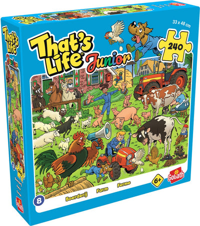 Goliath that's life Junior Bauernhof-Puzzle – 240 Teile.