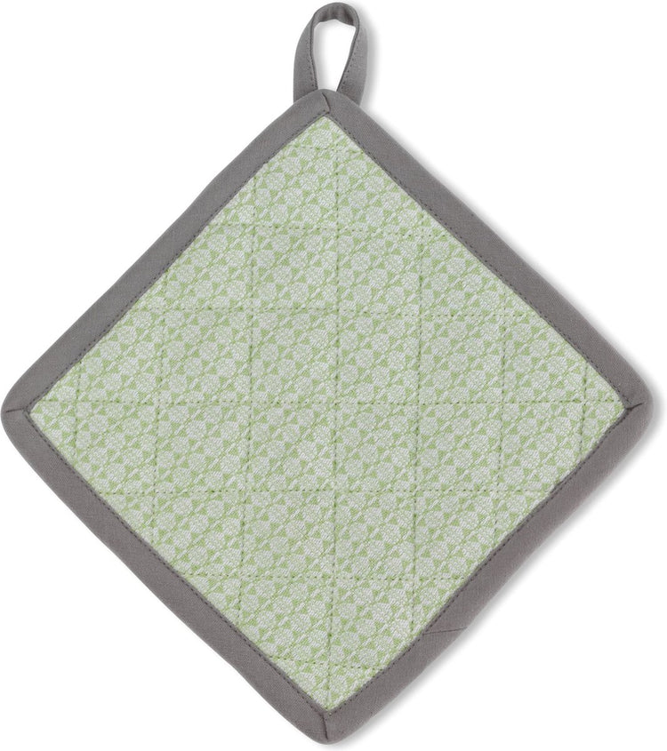 Kela Küche – Carla Topflappen 4er-Set – Kunststoff – Grün