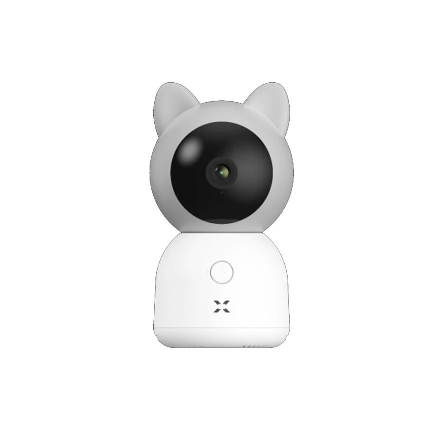 Xenon x7201 Smart Babykamera ohne Monitor, Wi-Fi, 3 MP, Nachtsicht, USB-Typ-C, SD, Weiß
