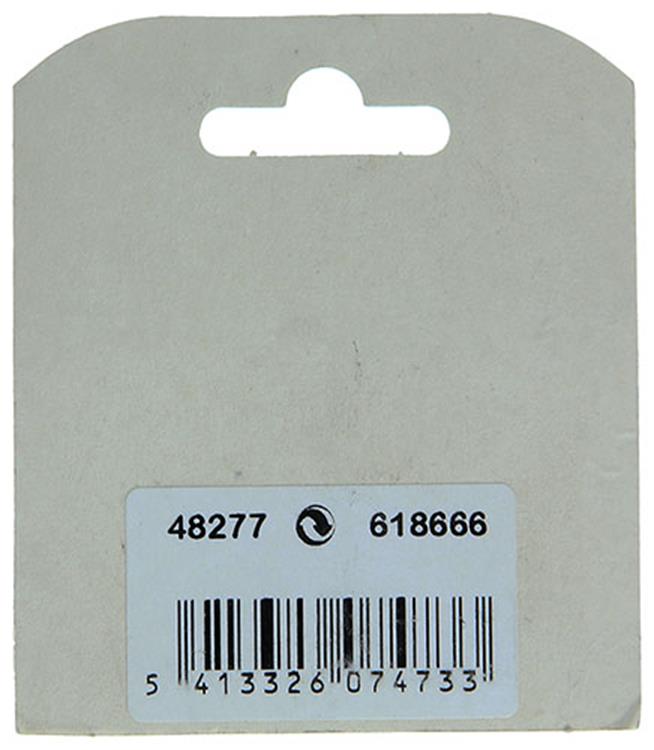 Mack 1014263 – Fensterschieber mit rundem Knopf, bichromatiert A 60 – B 10 mm | 5 Stück