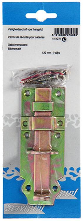 Mack 1014278 – Vorhängeschloss-Schiebelichtmodell, Bichromat 120 mm | 5 Stück