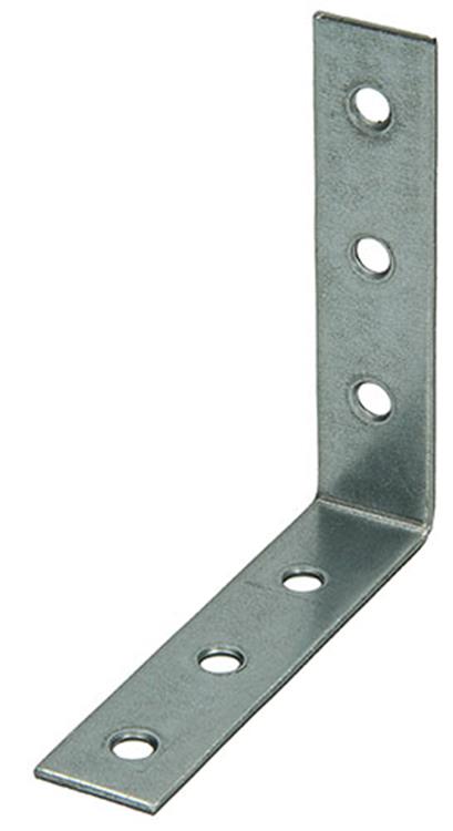 1014301 - 8 gefaltete Quadrate verzinkt 85x85x20mm | 10 Stück