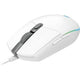 Gaming-Maus Logitech weiß G102 verkabelt