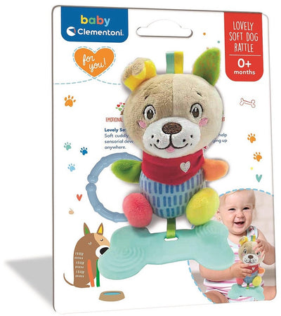 Clementoni Baby Pluchen Rassle Hund