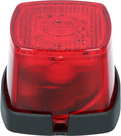 Carpoint LED Markierungsleuchte rot - 12-24V - E-Prüfzeichen - einfache Montage - inklusive Montagematerial und Anschlusskabeln - 50x50x45mm (LxBxH)