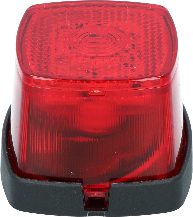 Carpoint LED Markierungsleuchte rot - 12-24V - E-Prüfzeichen - einfache Montage - inklusive Montagematerial und Anschlusskabeln - 50x50x45mm (LxBxH)