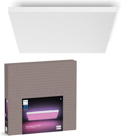 Philips Hue Datura Panel-Lampe – weißes und farbiges Licht – quadratisch – weiß