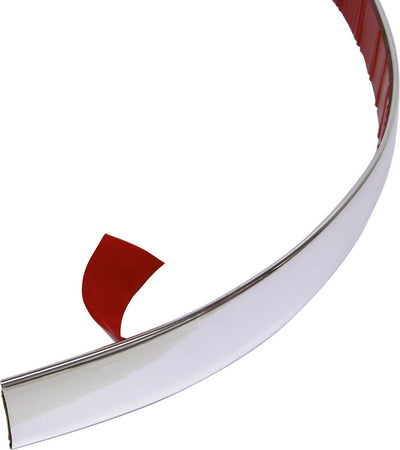 Carpoint Zierleiste Chrom – 22 mm x 2 Meter – selbstklebend – universell – für Auto innen außen – sportlicher Look