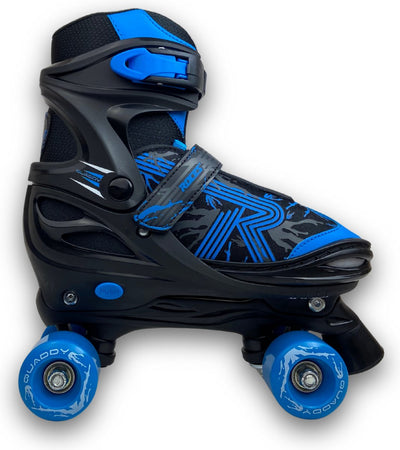 Quaddy 3.0 Roller Skating Black Blue 26-29