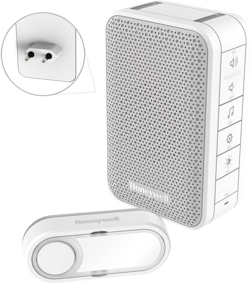 Honeywell DC313SP2 Kabellose Plug-in-Türklingel mit Lautstärkeregelung