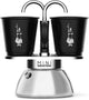 Bialetti Mini Express Induktion 2 Tassen – Espressokocher – induktionsgeeignet – inklusive 2 Espressotassen